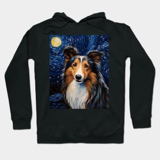 Sheltie Painting Hoodie